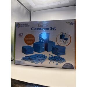 Learning Resources Brights Base Ten Classroom Set, 20-25 Students, 823 Piece Set